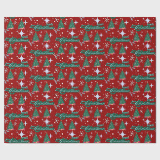 Joyeux cadeau de Noël papier enveloppement