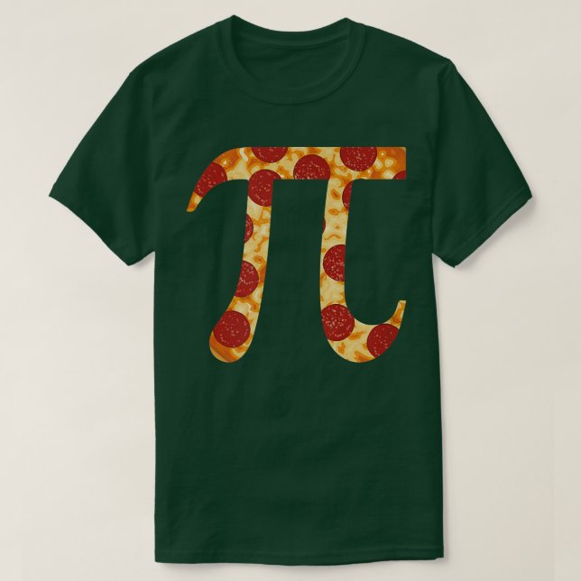 Joyeux cadeau Pi Day Pepperoni Pizza Motif T-shirt (Design devant)