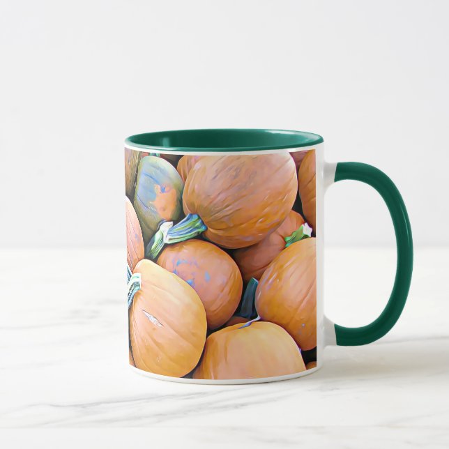 Joyeux café Citrouille Halloween Mug (Droite)