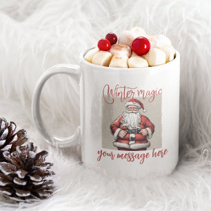 Joyeux café de Noël Mug cadeau personnalisé