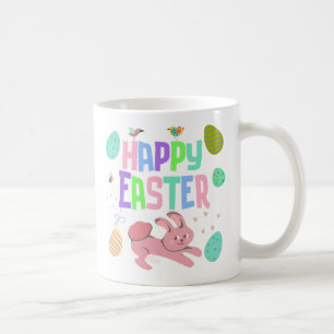 Joyeux café de Pâques coloré Mug