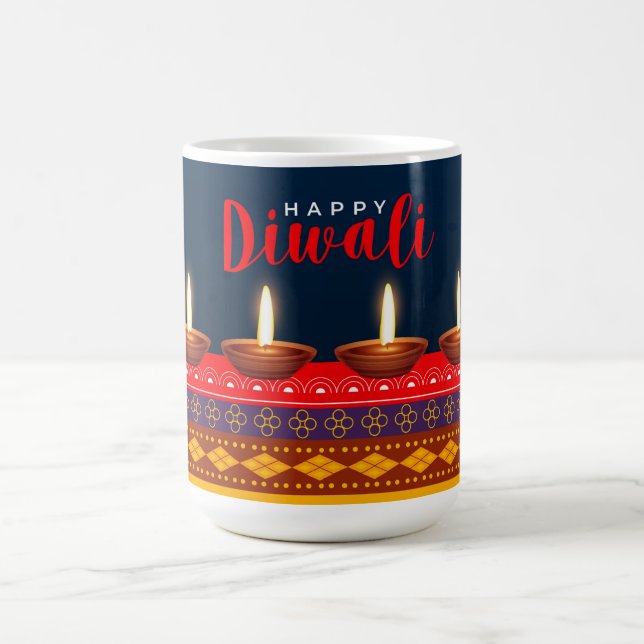 Joyeux café Diwali Mug (Centre)