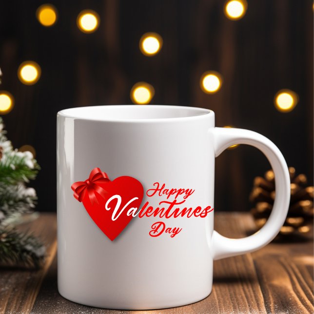 Joyeux café Mug à deux tons de la Saint-Valentin (Créateur téléchargé)