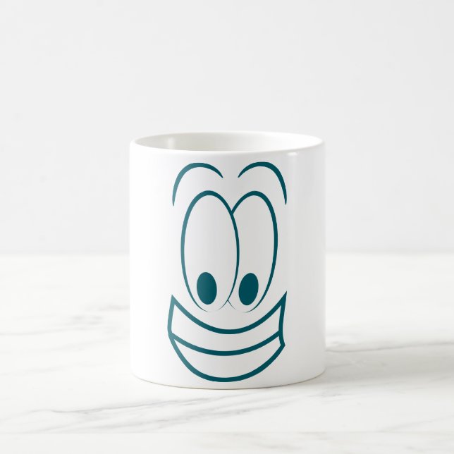 Joyeux café sourire Mug (Centre)