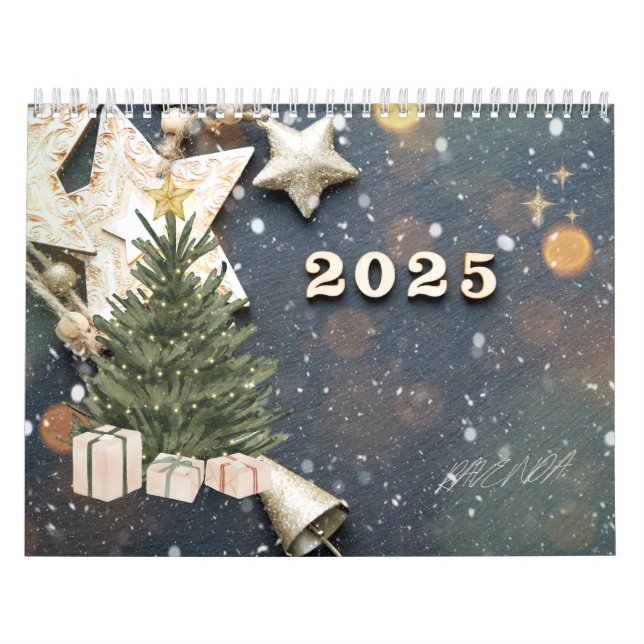 Joyeux calendrier du nouvel an 2025 (Protection)