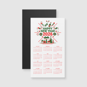 Joyeux calendrier du Nouvel An 2026