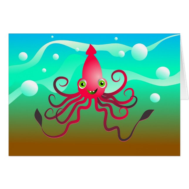 Joyeux calmar (Devant horizontal)