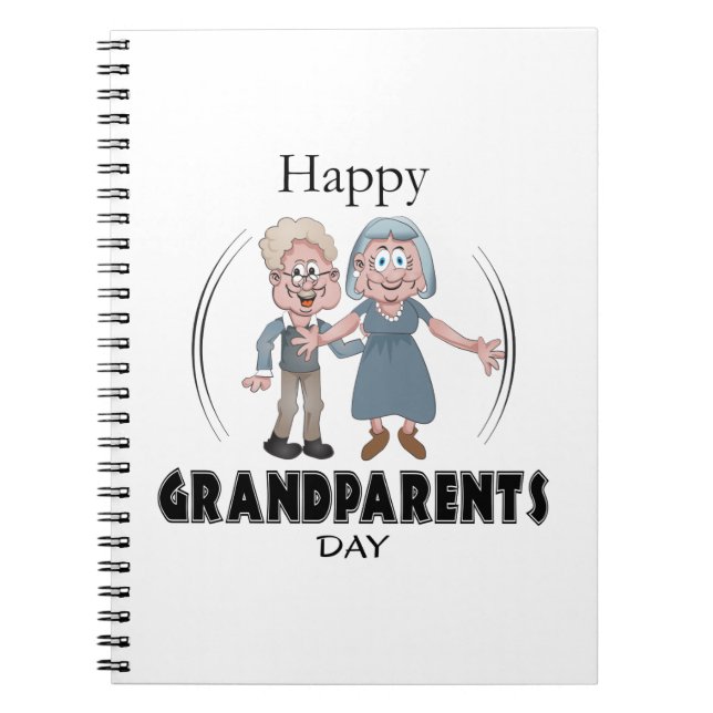 Joyeux Carnet de la Journée des grands-parents (Devant)