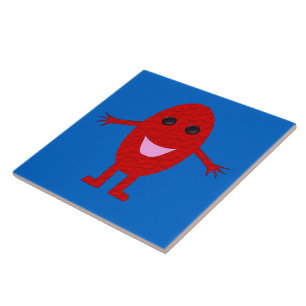 Joyeux carreaux de raisin rouge
