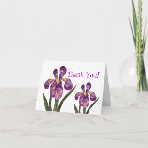 Joyeux Carte de remerciements Iris