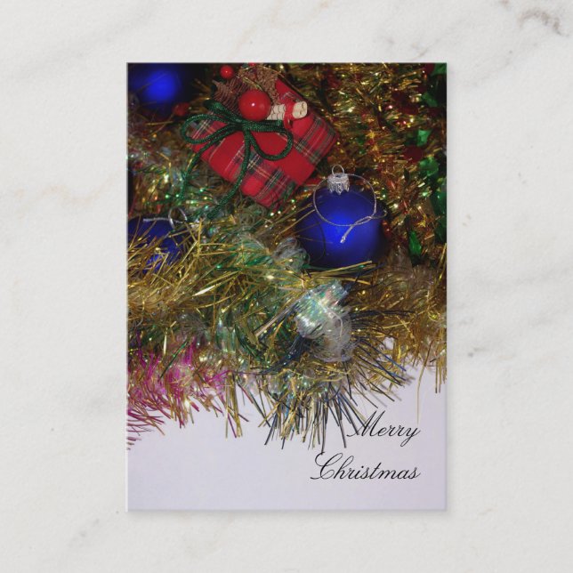 Joyeux Carte de visite de Noël (Devant)