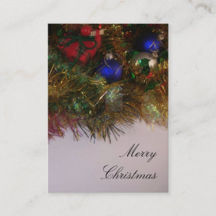 Joyeux Carte de visite de Noël