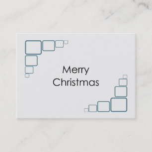 Joyeux Carte de visite de Noël