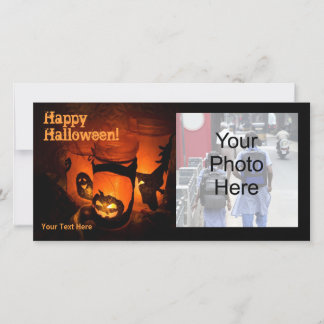 Joyeux Carte photo de famille de la lumière de bou