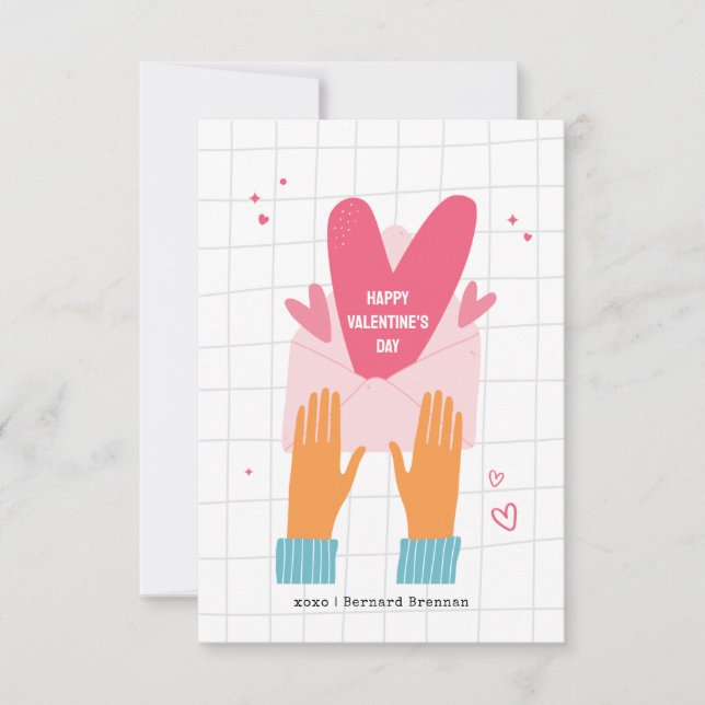 Joyeux Carte photo de la Saint Valentin (Devant)