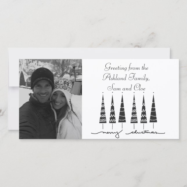 joyeux carte photo de noël (Devant)