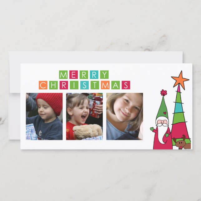 joyeux carte photo de noël (Devant)