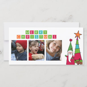 joyeux carte photo de noël