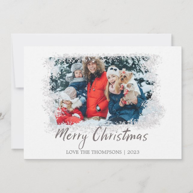 Joyeux Carte photo de Noël (Devant)