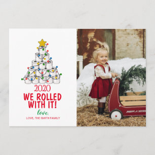 Joyeux Carte photo de Noël Nous avons roulé avec