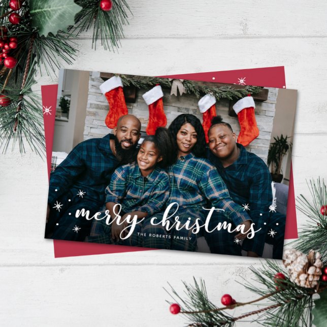 Joyeux Carte photo de Noël Twinkle (Créateur téléchargé)