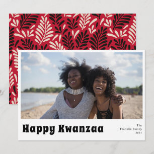 Joyeux Carte photo de vacances Kwanzaa