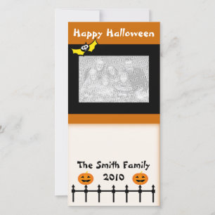 Joyeux Carte photo des salutations Halloween