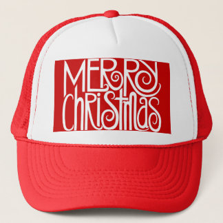 Joyeux Casquette blanc de Noël
