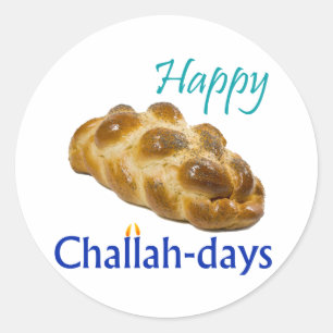 Joyeux Challah-jours Stickers ronds