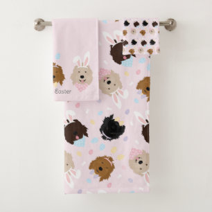Joyeux Chiens Goldendoodle de Pâques