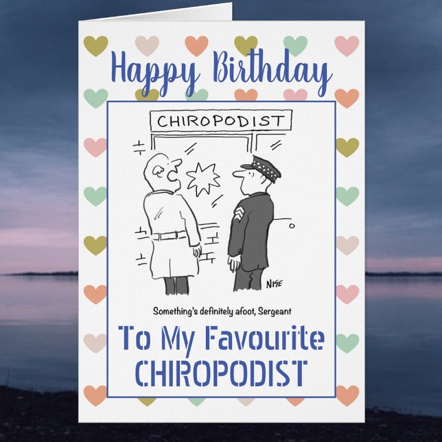 Joyeux Chiropodiste d'anniversaire (Créateur téléchargé)
