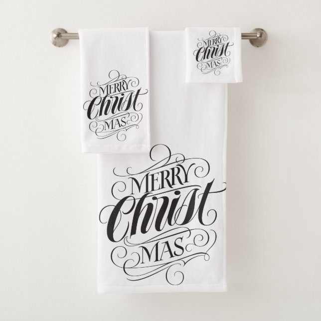 Joyeux CHRISTmas Christian Calligraphie Script (En situation)
