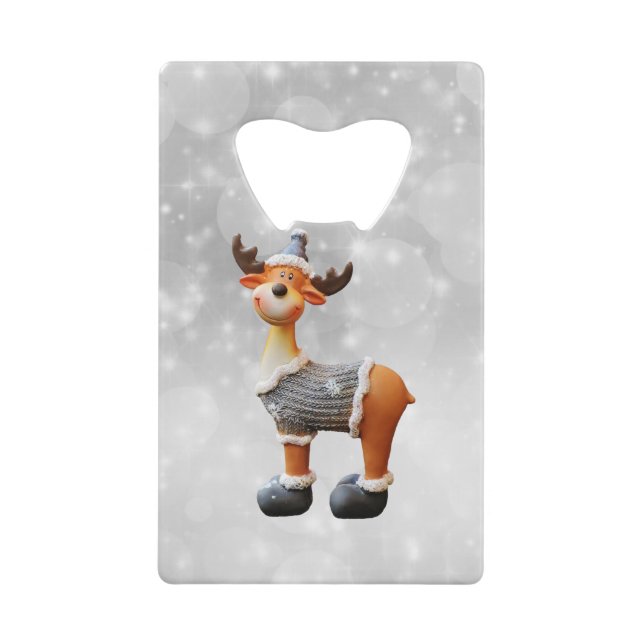 Joyeux Christmoose portant un chapeau   Ouvre-bout (Devant)