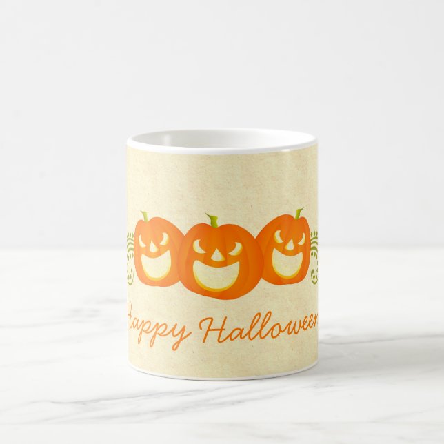 Joyeux Citrouille tournoie Halloween Mug (Centre)
