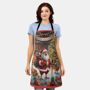 Joyeux Cluckmas, tablier de poulet de Noël