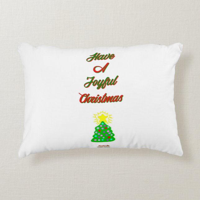 Joyeux Coussin d'accentuation de Noël (Devant)
