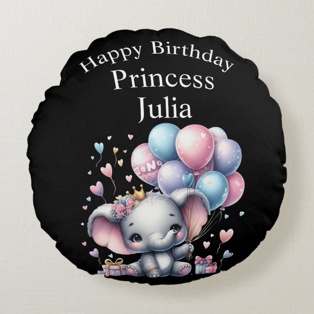 Joyeux Coussin d'anniversaire (Devant)