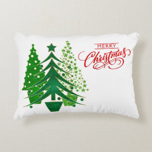 Joyeux Coussin des arbres de Noël