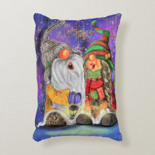 Joyeux Coussin des Gnomes de Noël