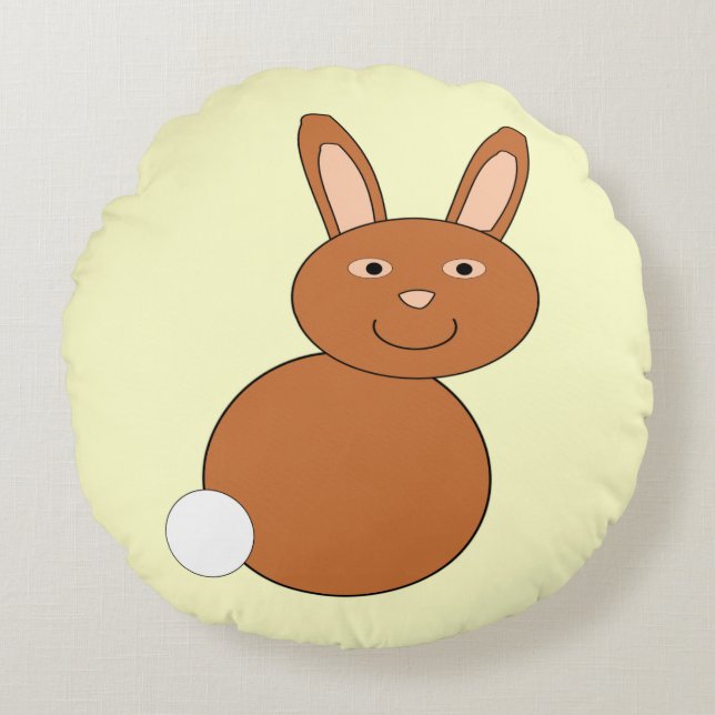 Joyeux Coussin lapin de Pâques (Devant)