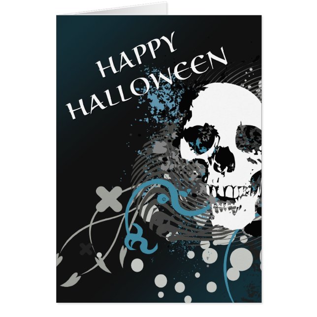 joyeux crâne hi-fi halloween (Devant)