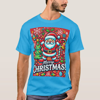 joyeux design de t-shirt de noël