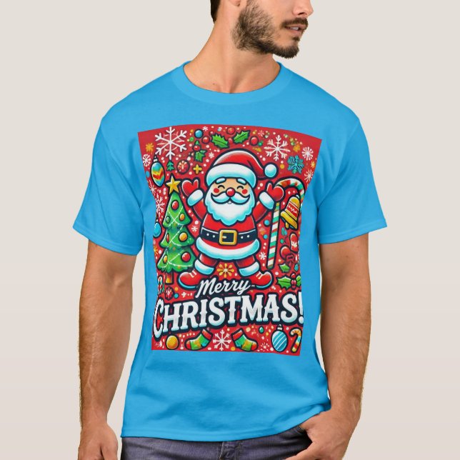 joyeux design de t-shirt de noël (Devant)