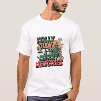Joyeux design de t-shirt Noël