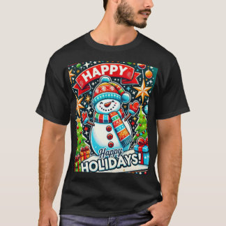 Joyeux design de t-shirt vacances