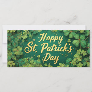 Joyeux design de trèfle de la Saint-Patrick