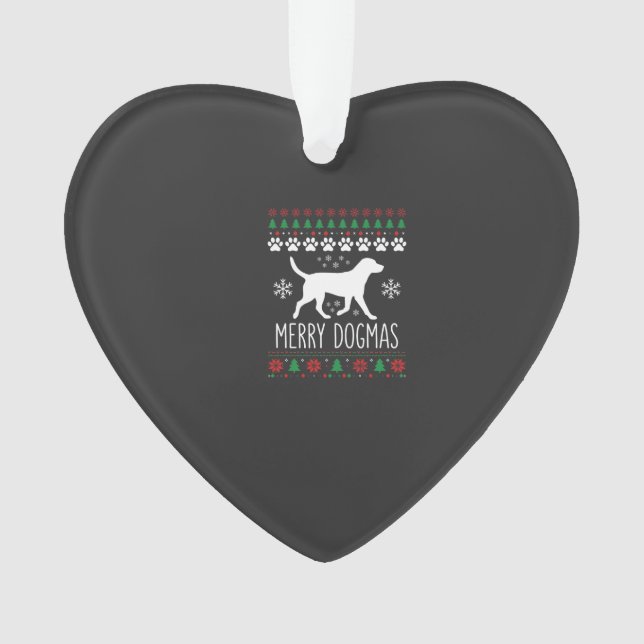 Joyeux Dogmas Noël Chien Vecteur (devant)
