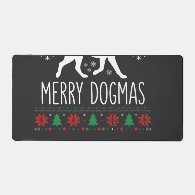 Joyeux Dogmes Noël Chien Vecteur (Recto)