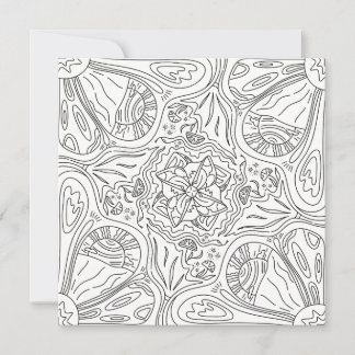 Joyeux Doodles : Carte de coloriage du jour ensole