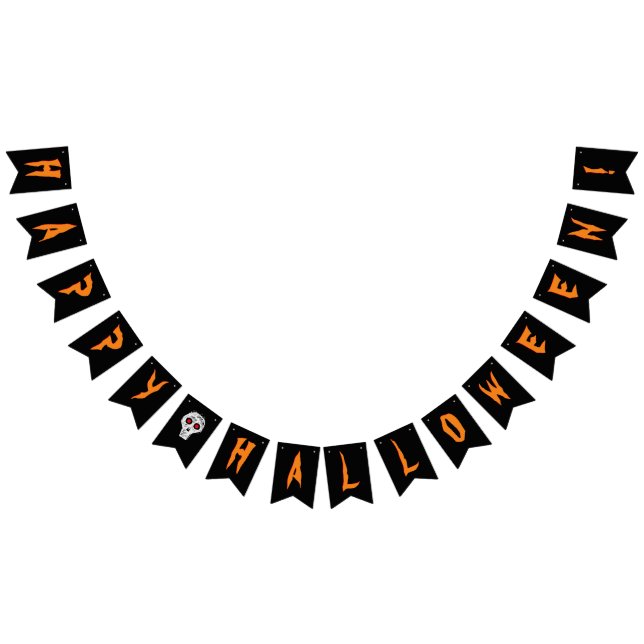 Joyeux drapeaux de Bunting Halloween (Tout)